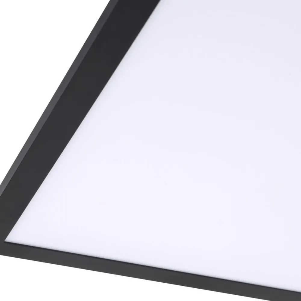 Lindby LED-panel Enhife, svart, 40 x 40 cm, metall, 4 000K| Butikkbelysning|Led-Innendørs