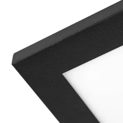 Lindby LED-panel Lamin, svart, 80 cm, CCT, dimbar, fjernkontroll| Design- Og Hotellbelysning|Kontorbelysning