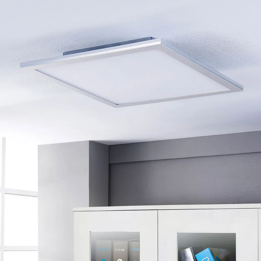 Lindby LED-panel Livel, CCT, 62 cm x 62 cm, fjernkontroll