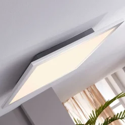 Lindby LED-panel Livel, sett med 2 stk, 4000 K, 40 x 40 cm, sølv Sale