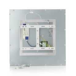Lindby LED-panel Livel, sett med 2 stk, 4000 K, 40 x 40 cm, sølv Sale