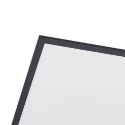 Lindby LED-panel Nelios, 120 x 60 cm, 4000K, svart, metall Clearance