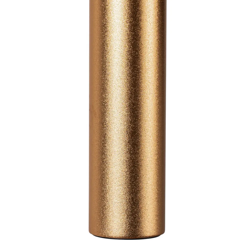 Lindby LED-pendellampe Lumaro, gull, Ø 3cm,aluminium,48V,dimbar Clearance