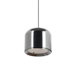 Lindby LED-pendellampe Lumaro,svart,Ø8,2cm,aluminium,48V,dimbar Hot