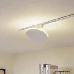 Lindby LED-skinnelampe Lumaro, hvit, aluminium, 48V, dimbar