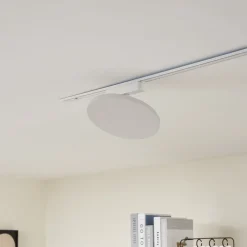 Lindby LED-skinnelampe Lumaro, hvit, aluminium, 48V, dimbar