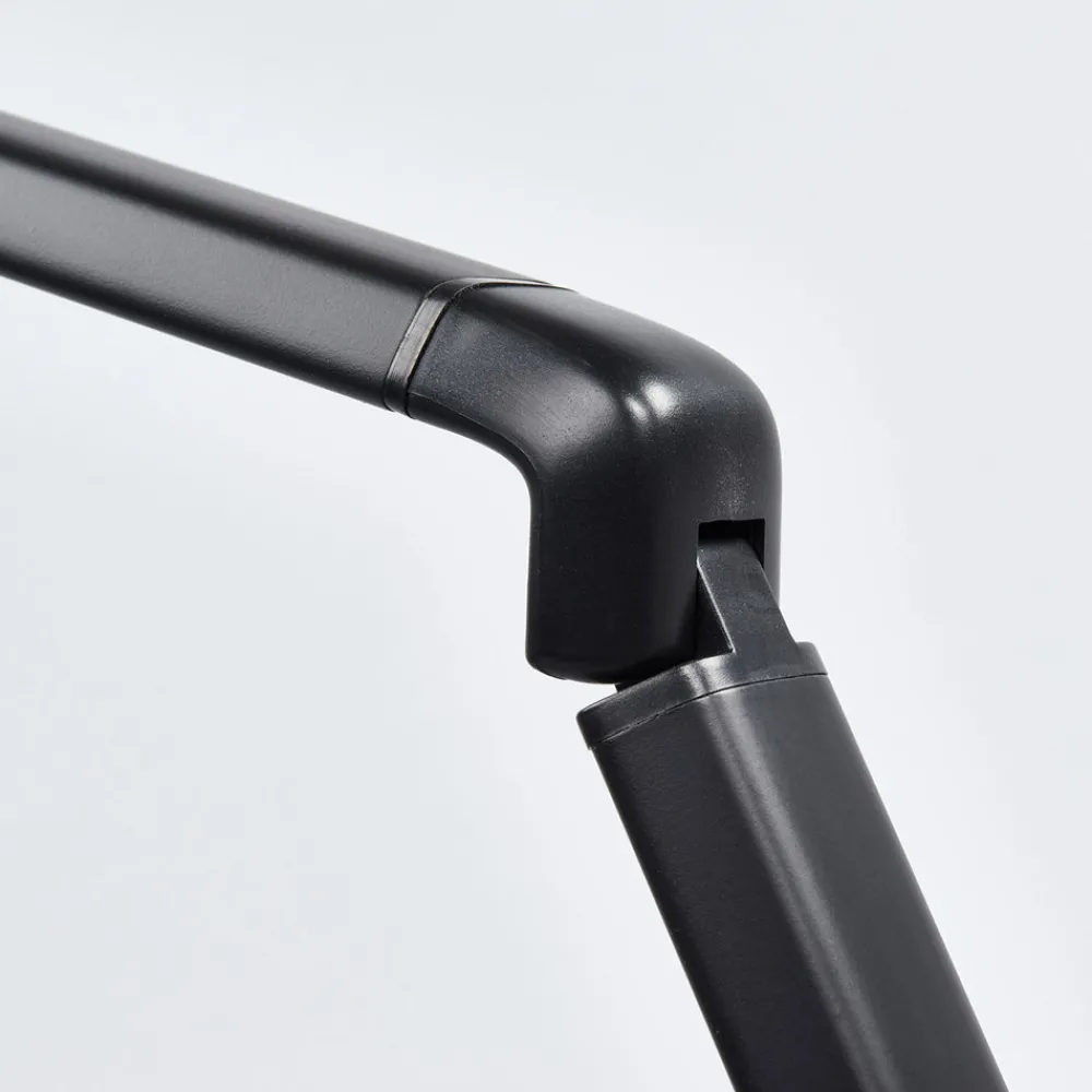 Lindby LED-skrivebordslampe Kuno, svart, USB, berøringsdimmer Best