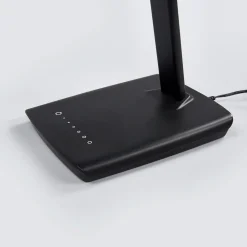 Lindby LED-skrivebordslampe Kuno, svart, USB, berøringsdimmer Best