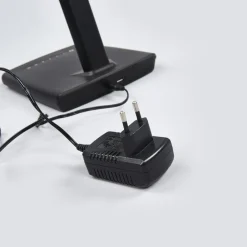 Lindby LED-skrivebordslampe Kuno, svart, USB, berøringsdimmer Best