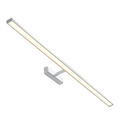 Lindby LED-speillampe Jukka, 120 cm, krom, metall, IP44| Vegglamper