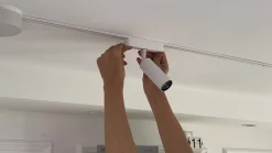 Lindby LED-spot 48 V Lumaro, hvit, Ø 4 cm, aluminium, dimbar| Skinnesystem