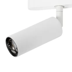Lindby LED-spot 48 V Lumaro, hvit, Ø 4 cm, aluminium, dimbar| Skinnesystem