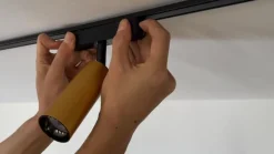 Lindby LED-spot 48 V Lumaro, gull, Ø 4 cm, aluminium, dimbar| Skinnesystem