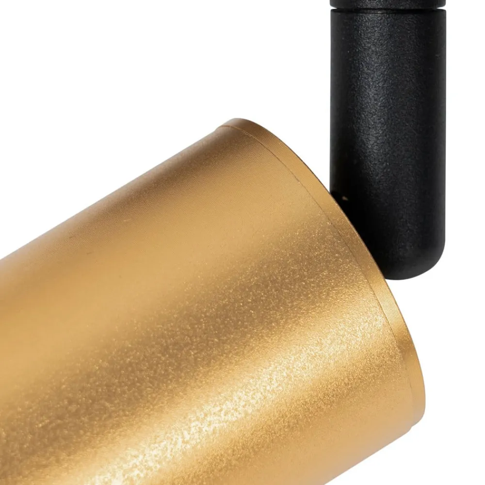 Lindby LED-spot 48 V Lumaro, gull, Ø 4 cm, aluminium, dimbar| Skinnesystem