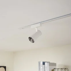 Lindby LED-spot 48 V Lumaro, hvit, Ø7cm, plast, dimbar