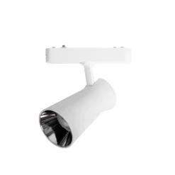 Lindby LED-spot 48 V Lumaro, hvit, Ø7cm, plast, dimbar