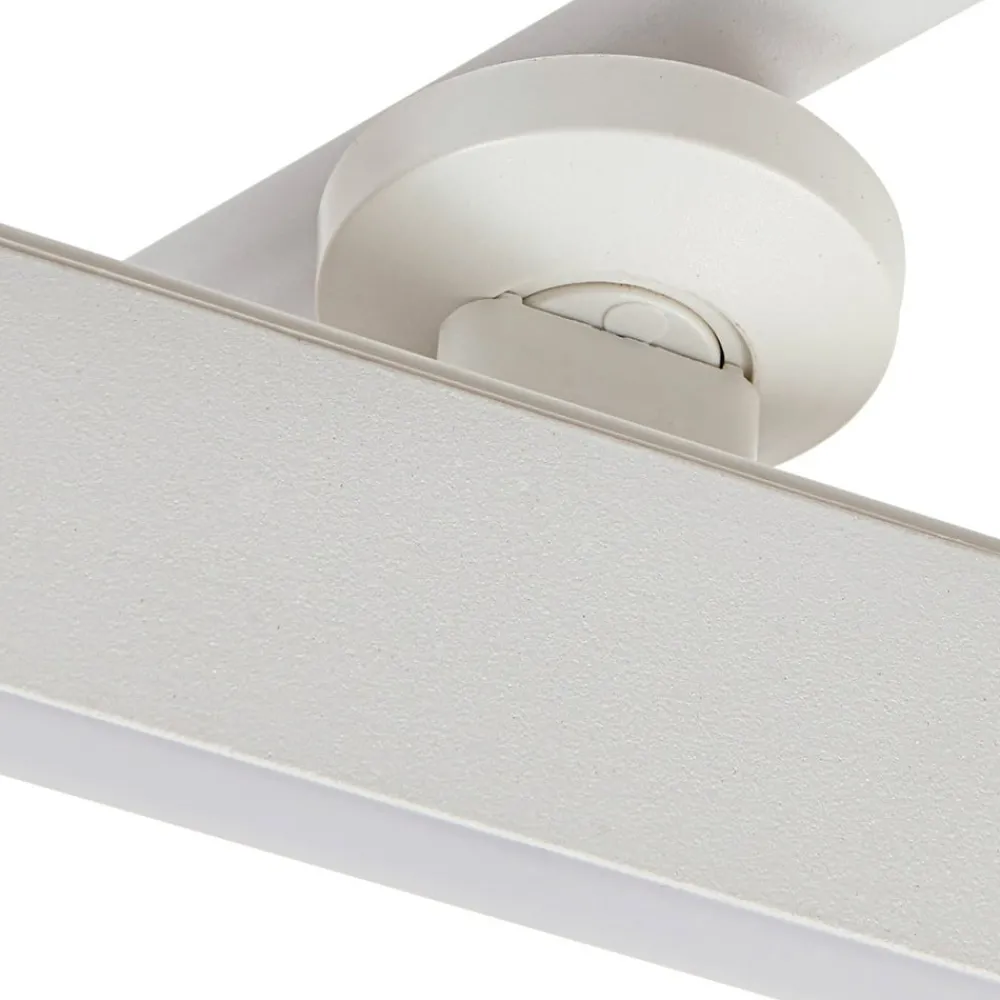 Lindby LED-spotlight Eldrin, hvit, 4 lyskilder, lyslist| Led-Innendørs|Spotter I Tak