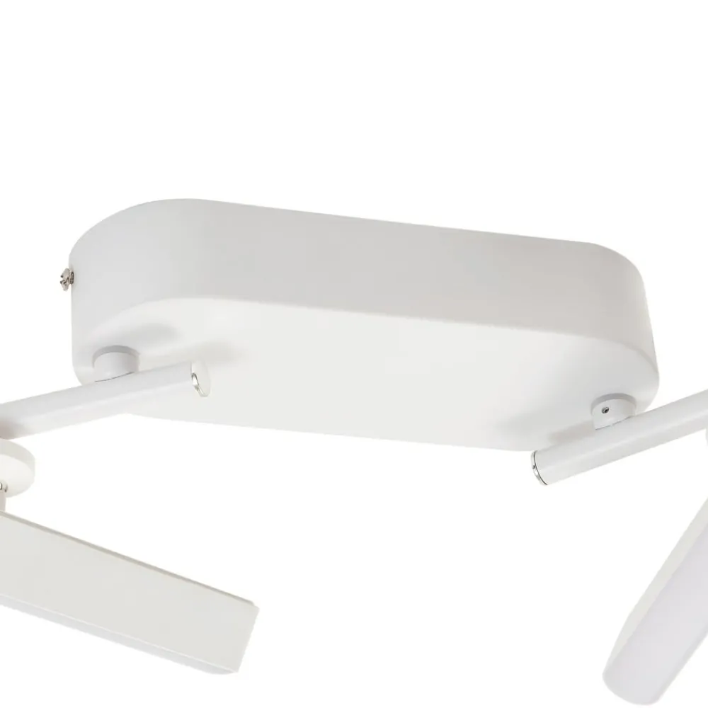 Lindby LED-spotlight Eldrin, hvit, 4 lyskilder, lyslist| Led-Innendørs|Spotter I Tak