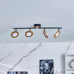 Lindby LED-spotlight Manel, tre, 84 cm lang, 4 lyskilder Best