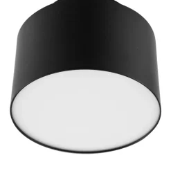 Lindby LED-spotlight Nivoria, 11 x 9 cm, svart, metall Outlet