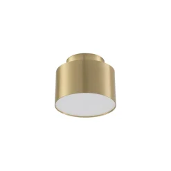 Lindby LED-spotlight Nivoria, 11 x 9 cm, gullfarget, metall| Spotter I Tak