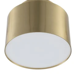 Lindby LED-spotlight Nivoria, 11 x 9 cm, gullfarget, metall| Spotter I Tak