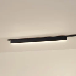 Lindby LED-stripe 48 V Lumaro,svart,20W,plast,dimbar| Skinnesystem