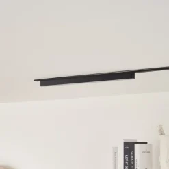 Lindby LED-stripe 48 V Lumaro,svart,20W,plast,dimbar| Skinnesystem