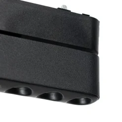 Lindby LED-stripe 48V Lumaro,svart,6 punkter,roterbar,dimbar| Skinnesystem