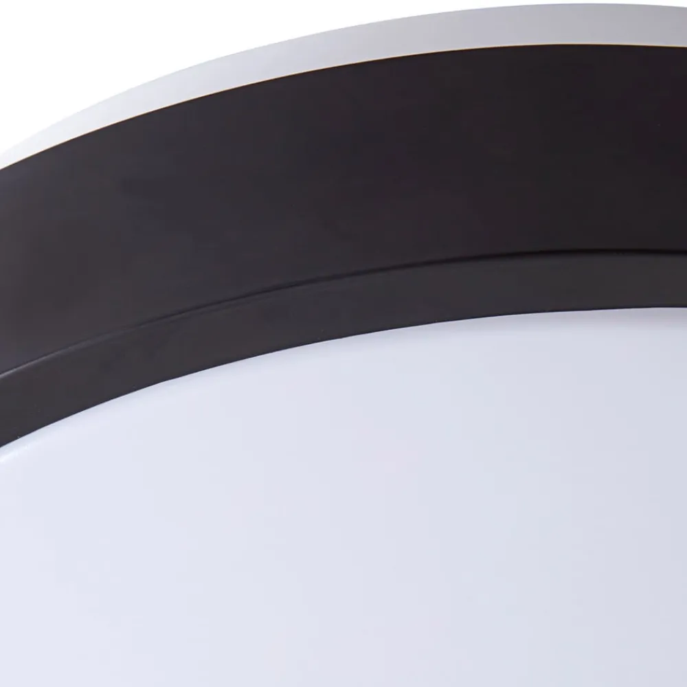 Lindby LED-taklampe Ashen, 3000 K. hvit, plast| Led-Innendørs