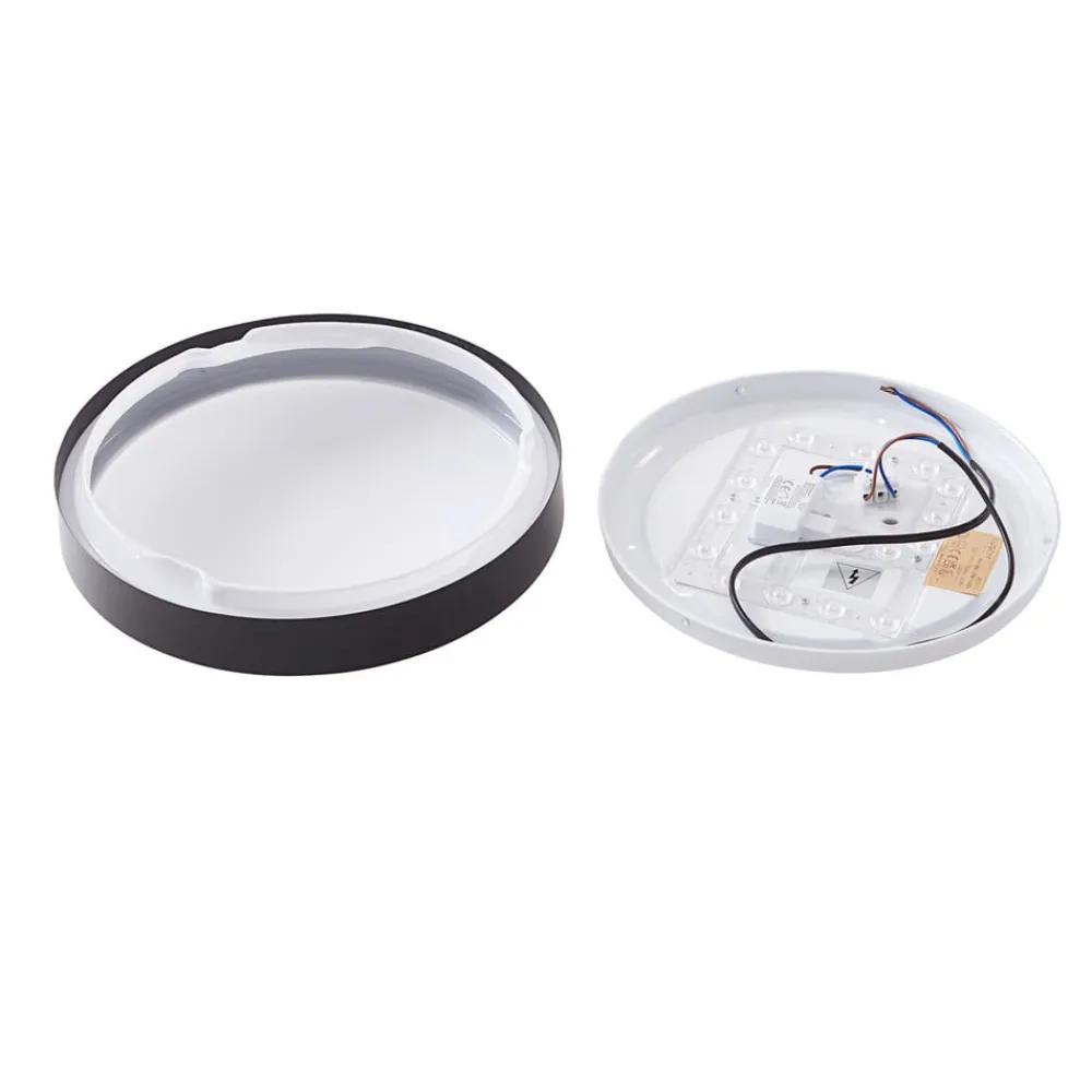 Lindby LED-taklampe Ashen, 3000 K. hvit, plast| Led-Innendørs