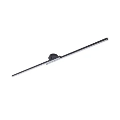 Lindby LED-taklampe Aurendor, 135 cm, svart, metall Online