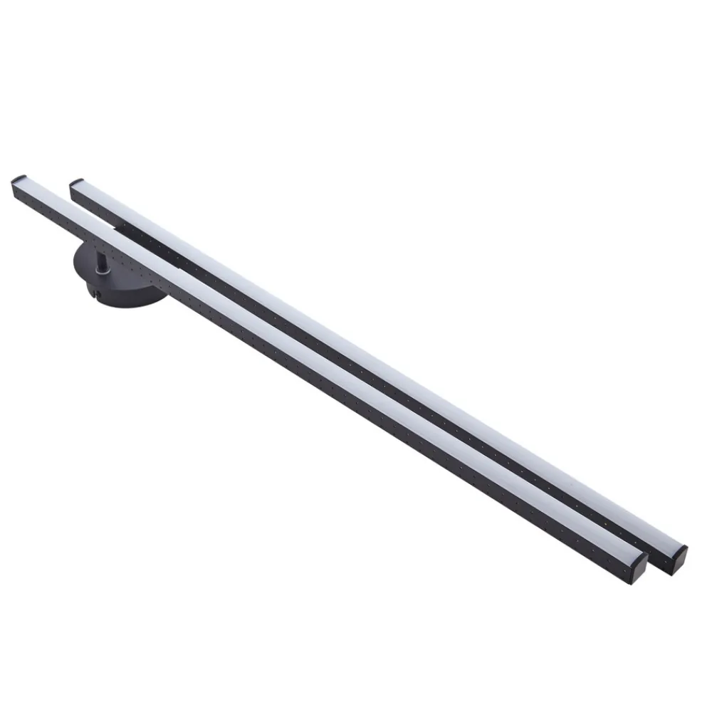 Lindby LED-taklampe Aurendor, 135 cm, svart, metall Online