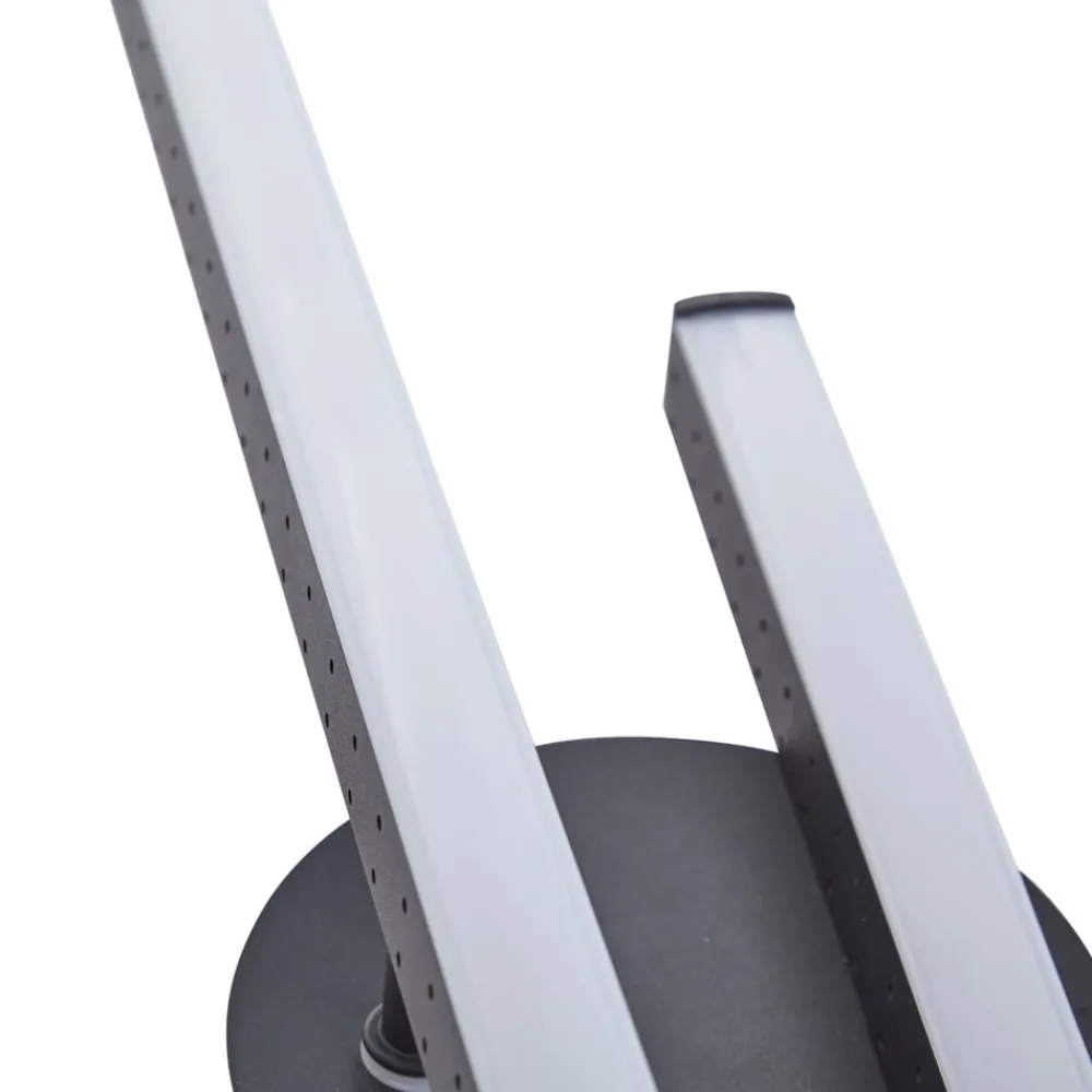 Lindby LED-taklampe Aurendor, 135 cm, svart, metall Online