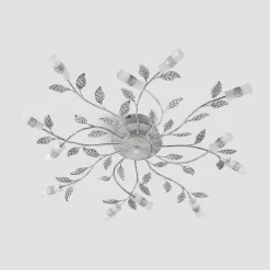 Lindby LED-taklampe Bolonia, bronse/hvit, Ø 80 cm New