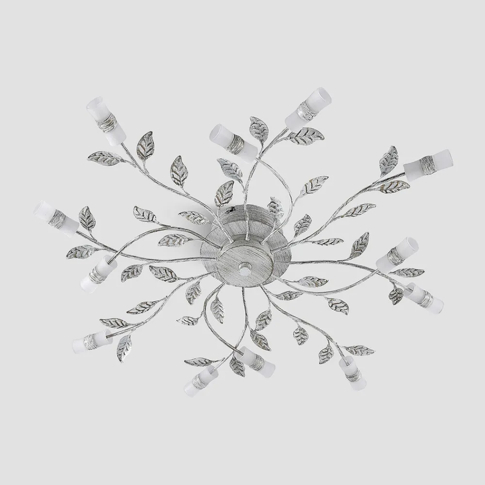 Lindby LED-taklampe Bolonia, bronse/hvit, Ø 80 cm New