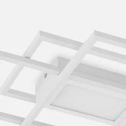 Lindby LED-taklampe Caitlin, hvit, metall, 105 cm Discount