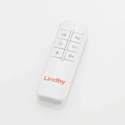 Lindby LED-taklampe Caitlin, hvit, metall, 105 cm Discount