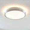 Lindby LED-taklampe Emelie, Ø 35 cm, aluminiumsfarget, metall Outlet