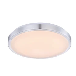 Lindby LED-taklampe Emelie, Ø 35 cm, aluminiumsfarget, metall Outlet