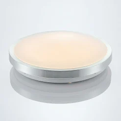 Lindby LED-taklampe Emelie, Ø 35 cm, aluminiumsfarget, metall Outlet