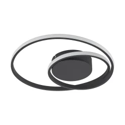 Lindby LED-taklampe Emisua, svart, CCT, dimbar Online