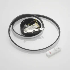 Lindby LED-taklampe Emisua, svart, CCT, dimbar Online