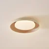 Lindby LED-taklampe Florie, beige, metall, Ø 40 cm New