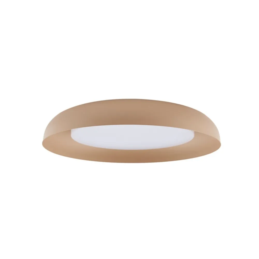 Lindby LED-taklampe Florie, beige, metall, Ø 40 cm New