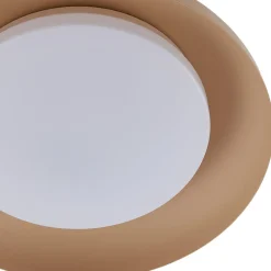 Lindby LED-taklampe Florie, beige, metall, Ø 40 cm New