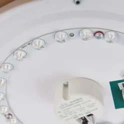 Lindby LED-taklampe Florie, beige, metall, Ø 40 cm New