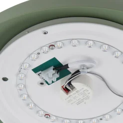 Lindby LED-taklampe Florie, grønn, metall, Ø 40 cm Outlet