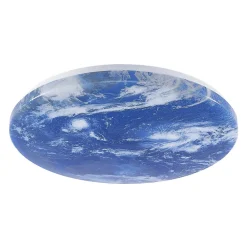 Lindby LED-taklampe Gaios Ø 38 cm, blå, CCT, dimbar| Design- Og Hotellbelysning|Led-Innendørs