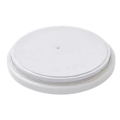 Lindby LED-taklampe Glamo, Ø 39 cm, krom, hvit, IP44| Led-Innendørs